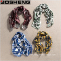 Elegant Comfortable Close Skin Female Fashion Temperament Printed Silk Scarf